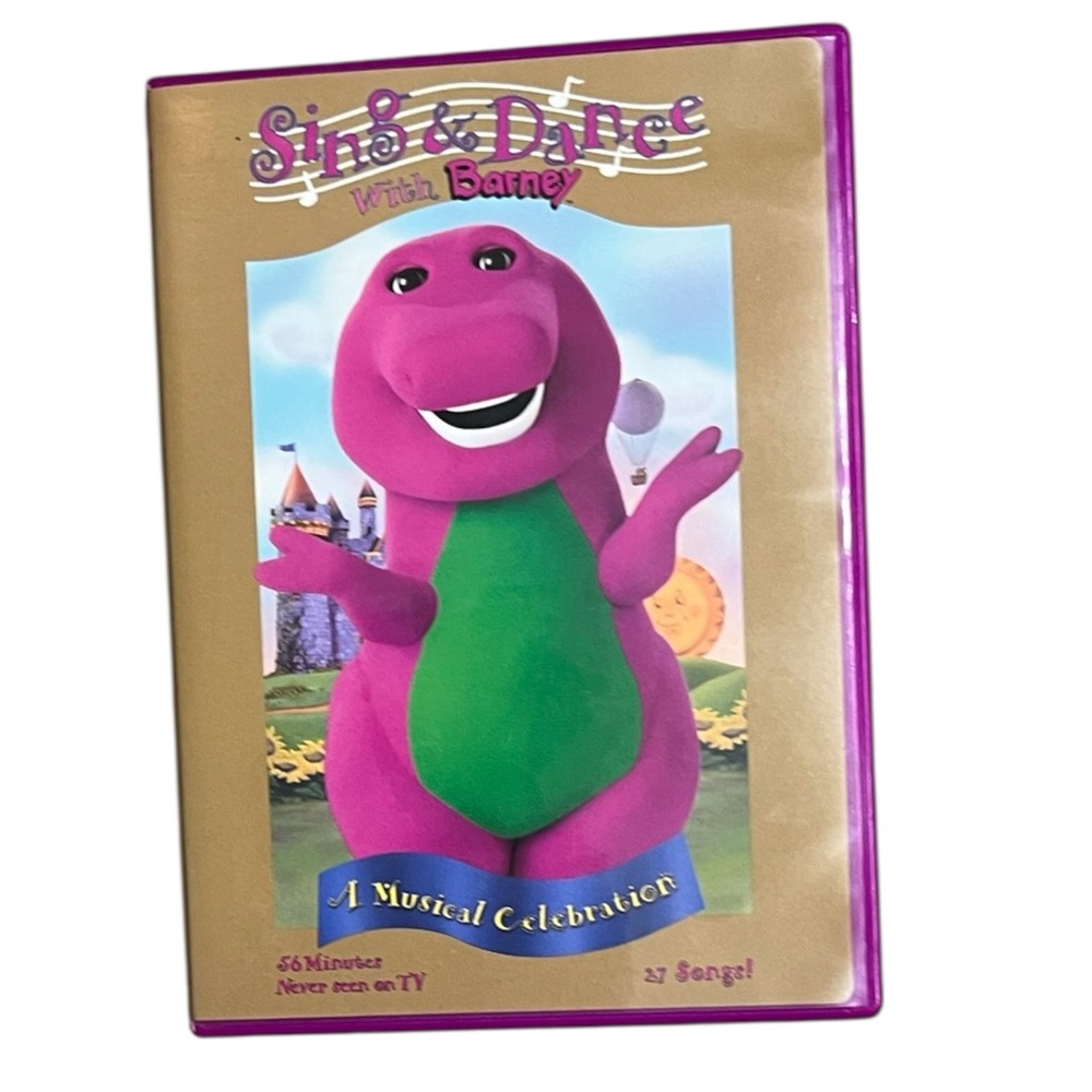 Barney - Sing and Dance With Barney (DVD, 2004) 27 Songs, Rare OOP